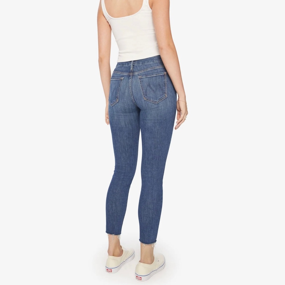 MOTHER DENIM - Desc Looker Ankle Fray Girl Crush